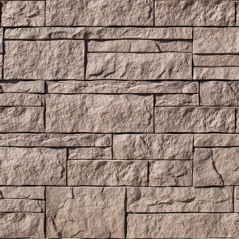 Techo-Bloc Fascia Rosemont Wall Rock Garden Brown