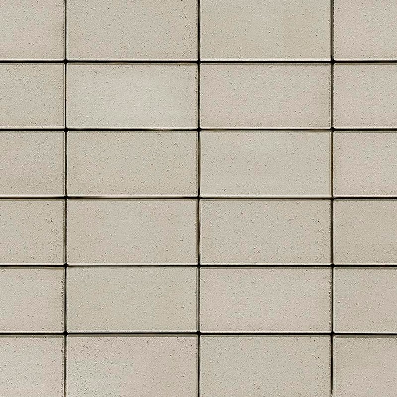 Blu 80 MM Slabs by Techo-Bloc in Beige Cream with a smooth texture, showing a clean, modern surface perfect for various outdoor installations.