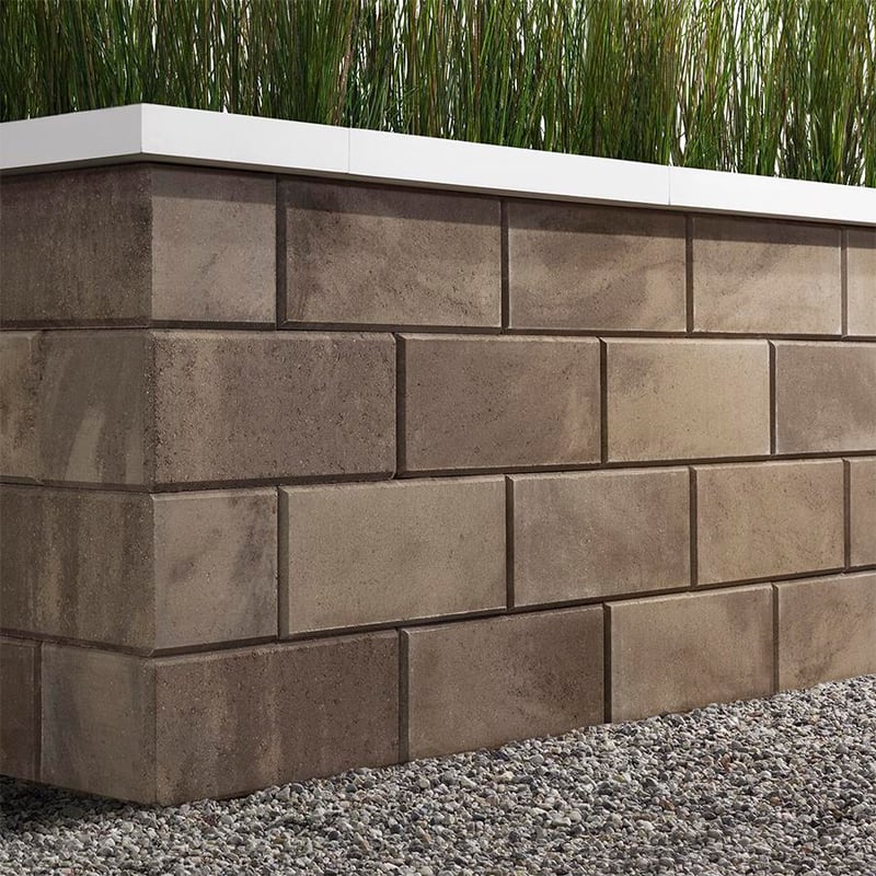 Techo-Bloc G-Force Wall Chestnut Brown