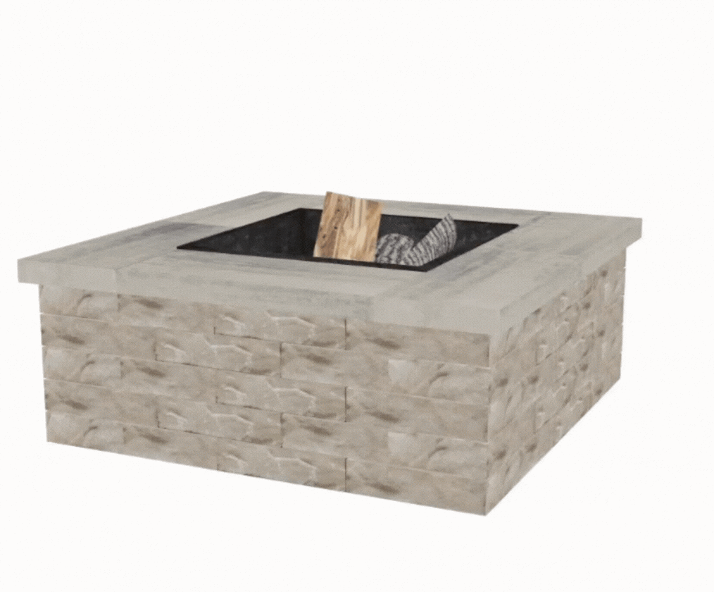 Techo-Bloc Brandon Firepit Square