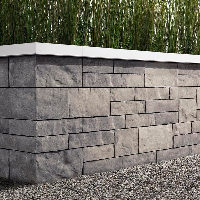 Techo-Bloc Brandon Wall Shale Grey