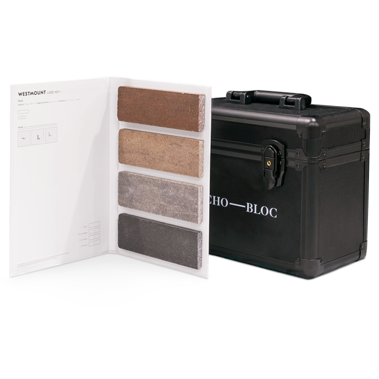 Techo-Bloc Sample Briefcase | Techo-Bloc