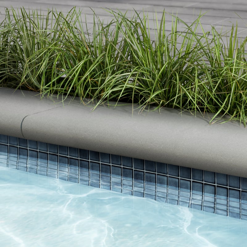 Techo-Bloc Sandstone Bullnose Grey