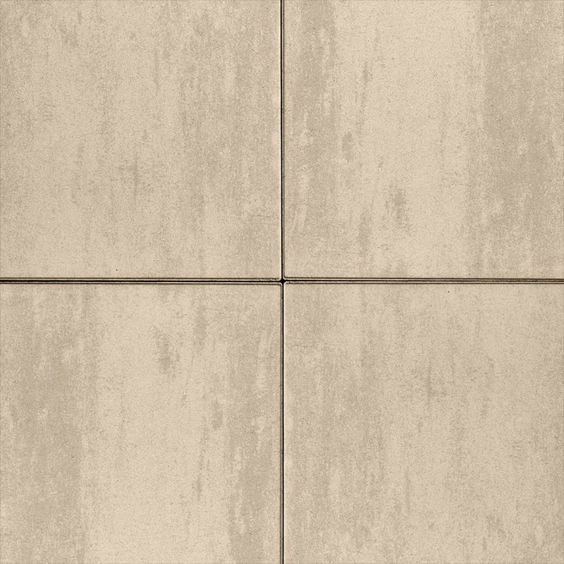 Techo-Bloc Industria Smooth Paver Caffè Crema with a soft tone and clean modular layout.