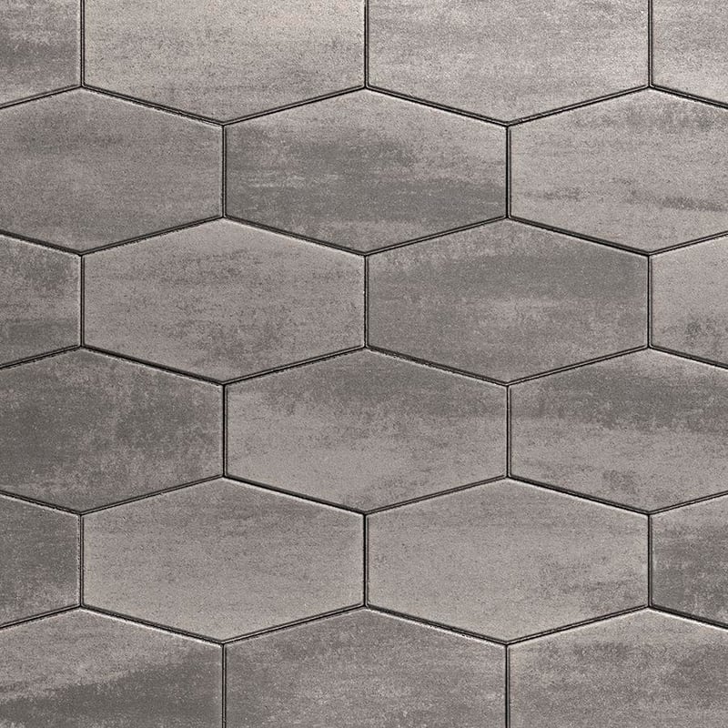 Techo-Bloc Hexa 60 Slab Shale Grey