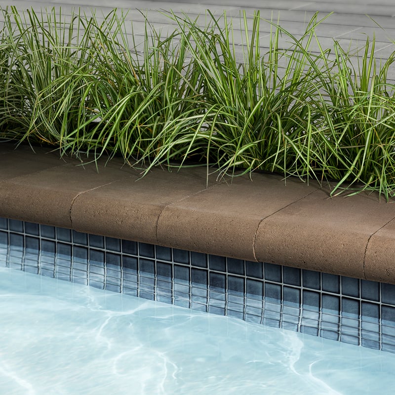 Techo-Bloc Bullnose Cap Chesnut Brown 9421