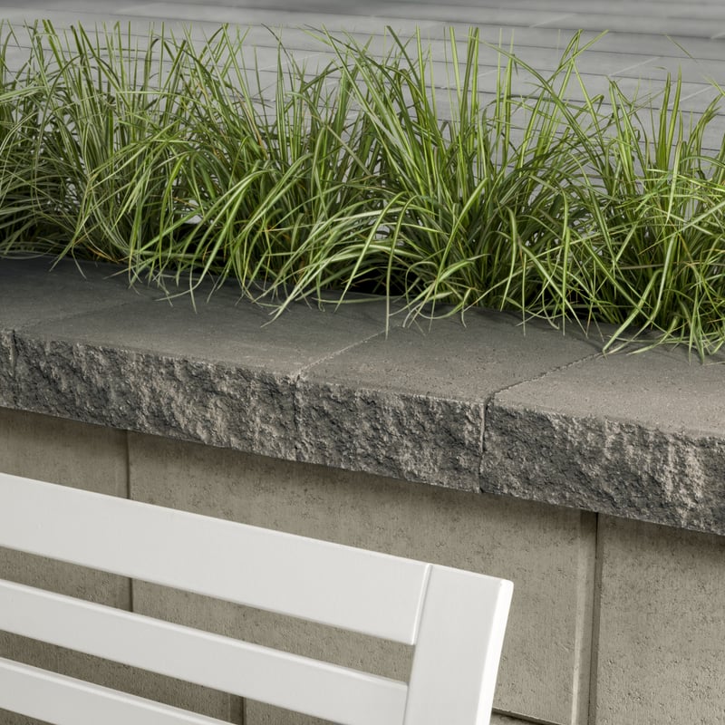 Techo-Bloc Architectural Cap Shale Grey 9508