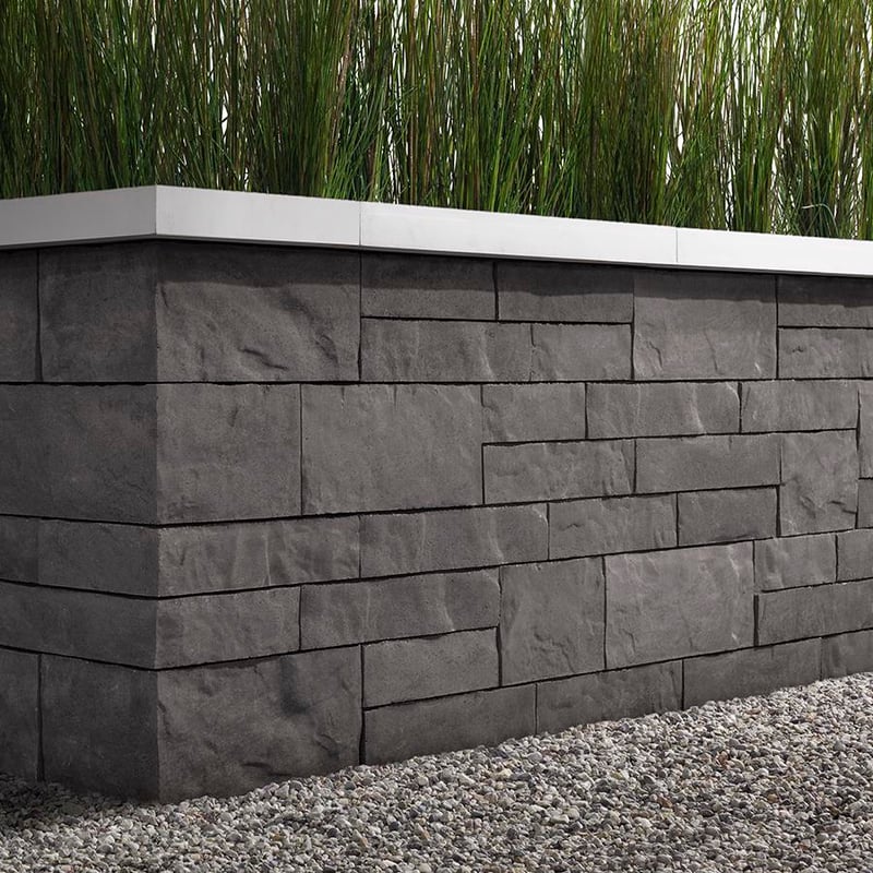 Techo-Bloc Brandon Wall Onyx Black