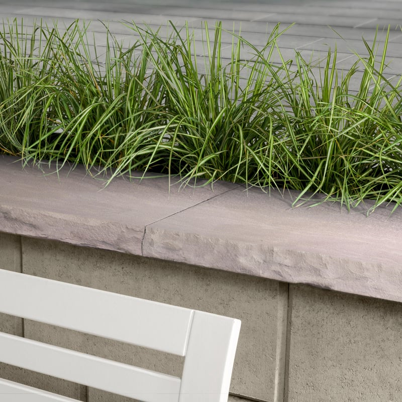 Techo-Bloc Sandstone Cap Rockface Beige C S T