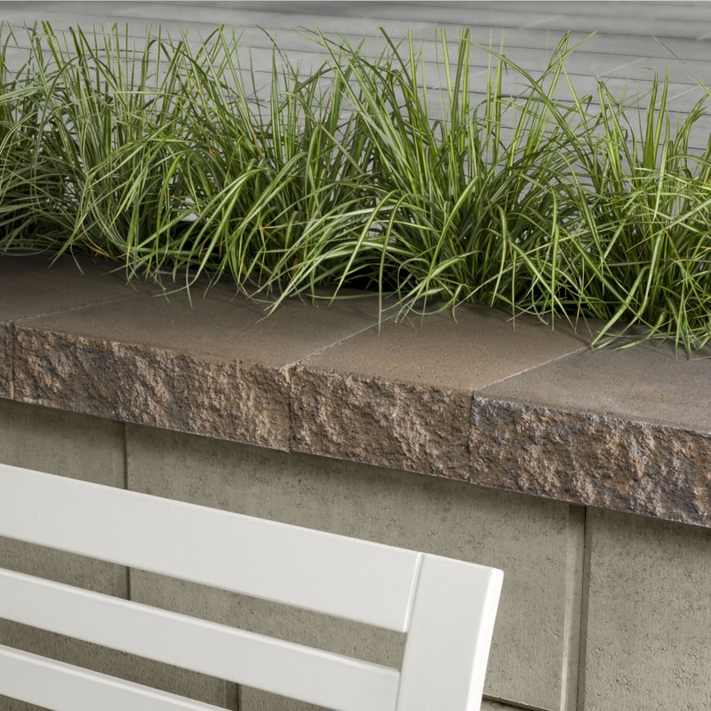 Techo-Bloc Architectural Cap Sandlewood 9517