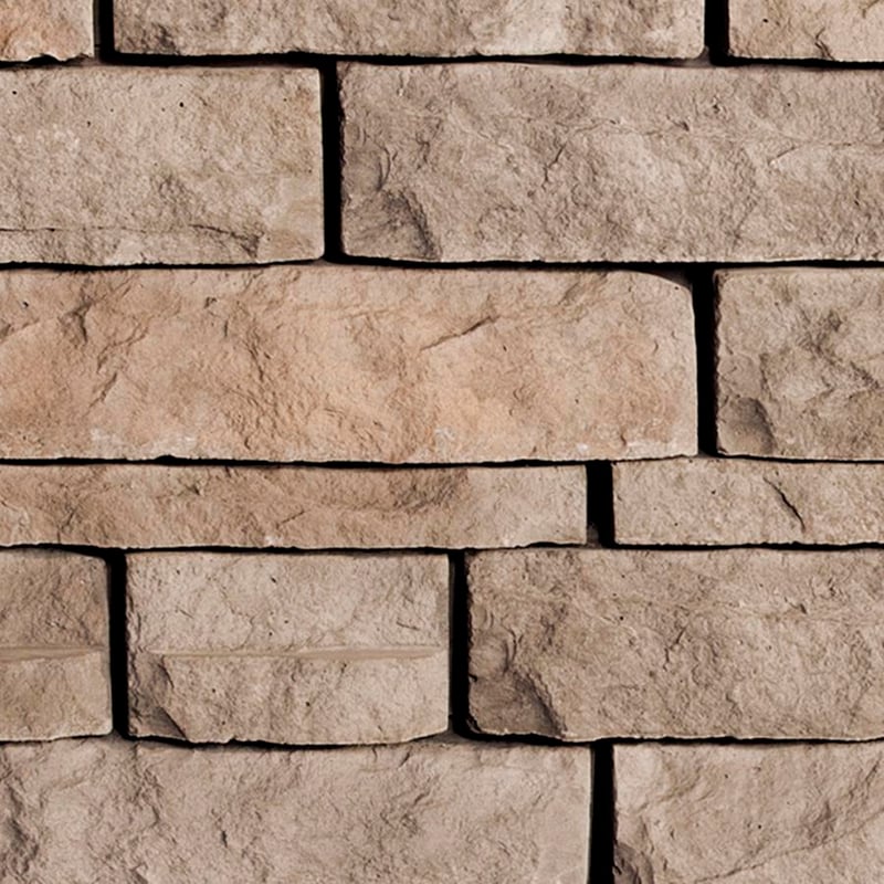 Techo-Bloc Prescott Fire Pit rock garden brown