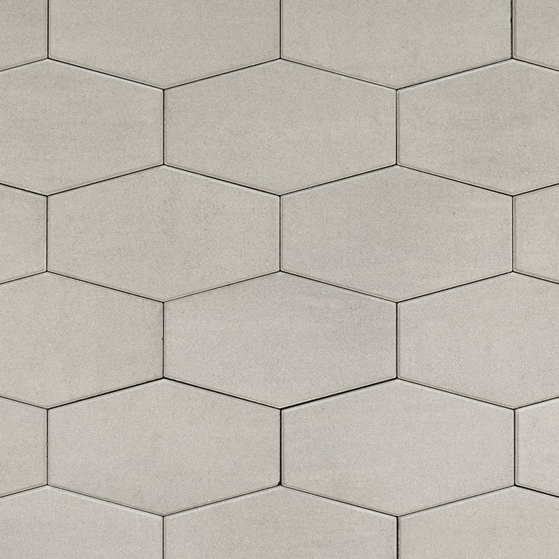 Techo-Bloc Hexa 60 Slab Greyed Nickel