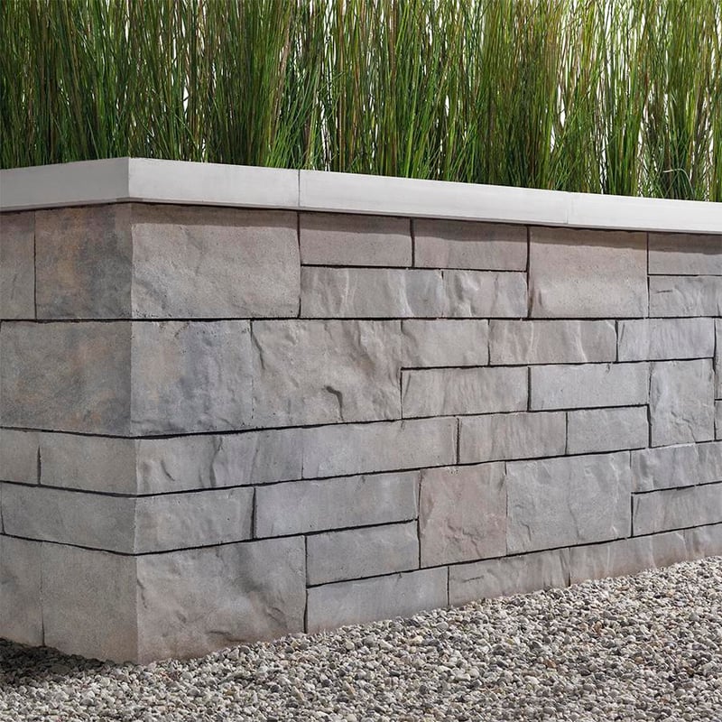 Techo-Bloc Brandon Wall Champlain Grey 9087