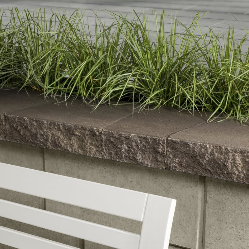 Techo-Bloc Architectural Cap Chestnut Brown 9508