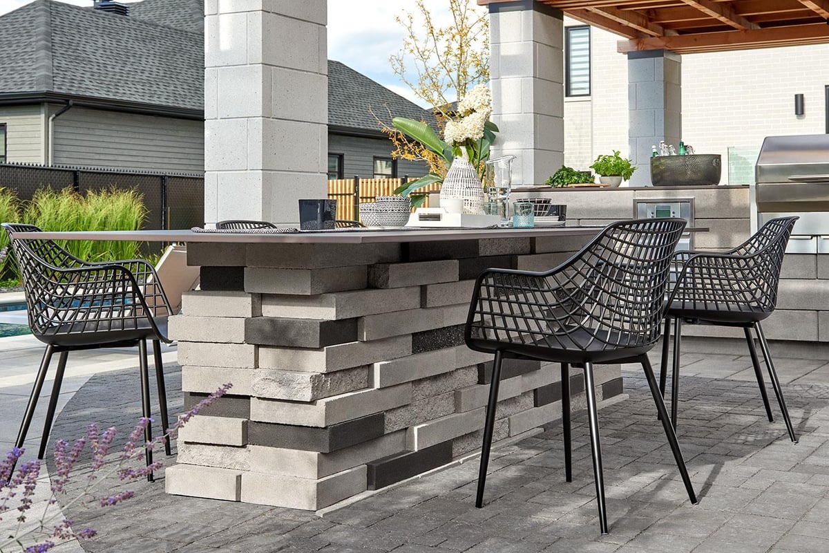 GRAPHIX WALL GREYED NICKEL | Techo-Bloc