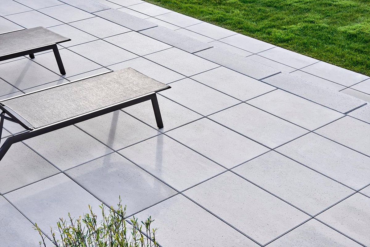 BLU 60 MM HD², SLAB, SMOOTH, GREYED NICKEL | Techo-Bloc BLU 60 MM HD², SLAB, SMOOTH, GREYED NICKEL | Techo-Bloc
