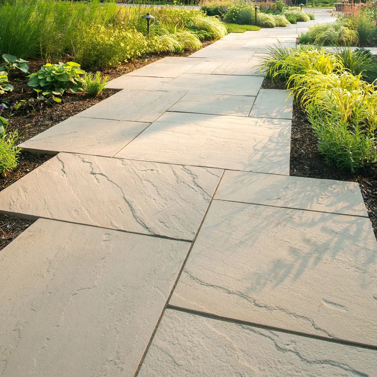 ABERDEEN HD² 20X20-10, SLAB, KLEANBLOC, ROCK GARDEN BROWN | Techo-Bloc