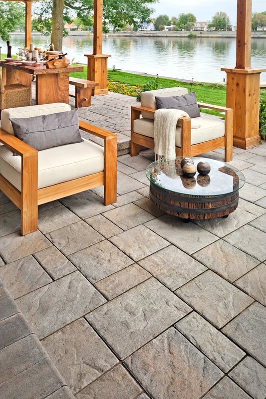 BLU 60MM SLAB SLATE CHAMPLAIN GREY | Techo-Bloc