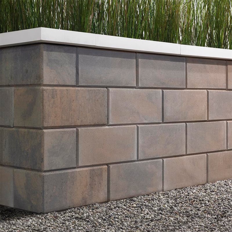 G-FORCE WALL REGULAR SMOOTH CHAMPLAIN GREY | Techo-Bloc