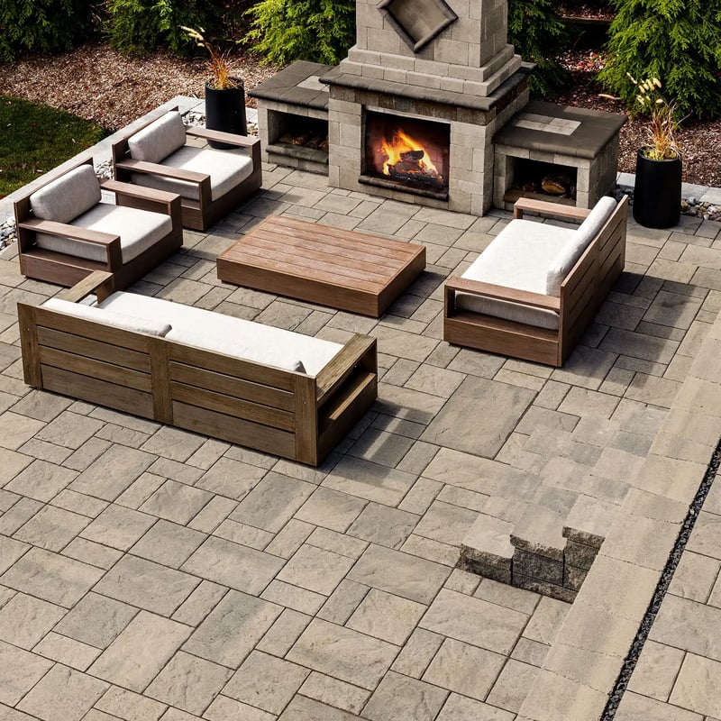 BLU 60MM SLAB SLATE CHESTNUT BROWN | Techo-Bloc