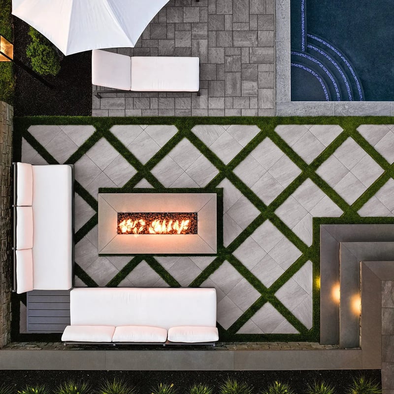 EVEREST 250X250, DALLE, HD², GRIS CALCAIRE | Techo-Bloc