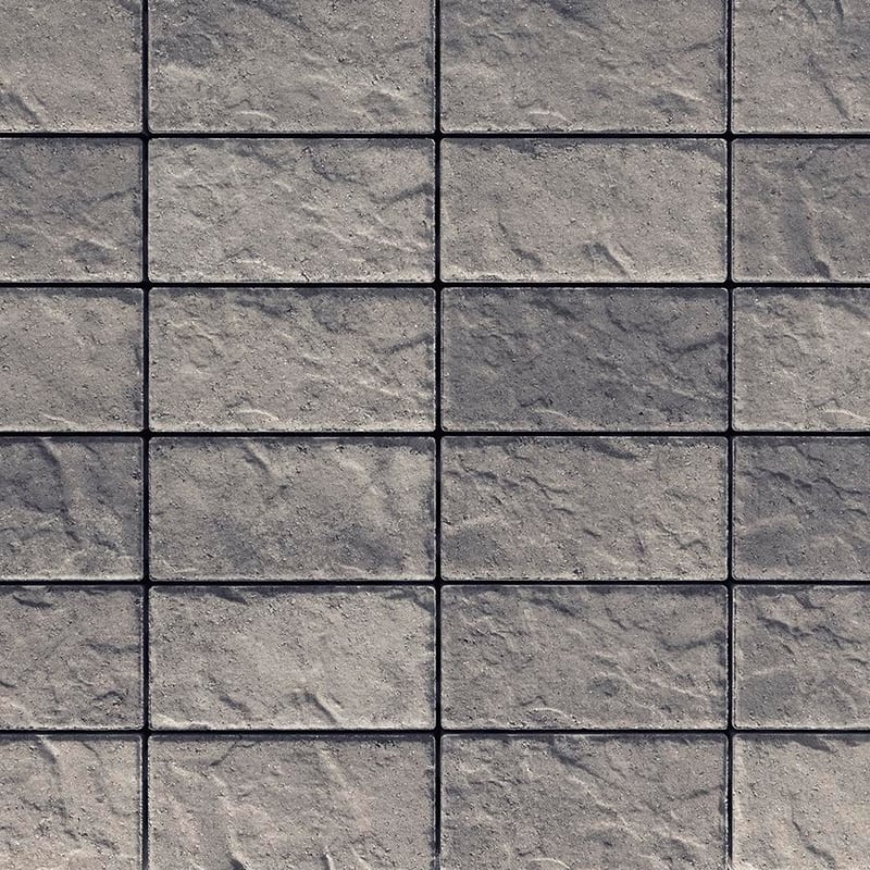 BLU 80 MM HD² (6X13), SLATE, SHALE GREY | Techo-Bloc