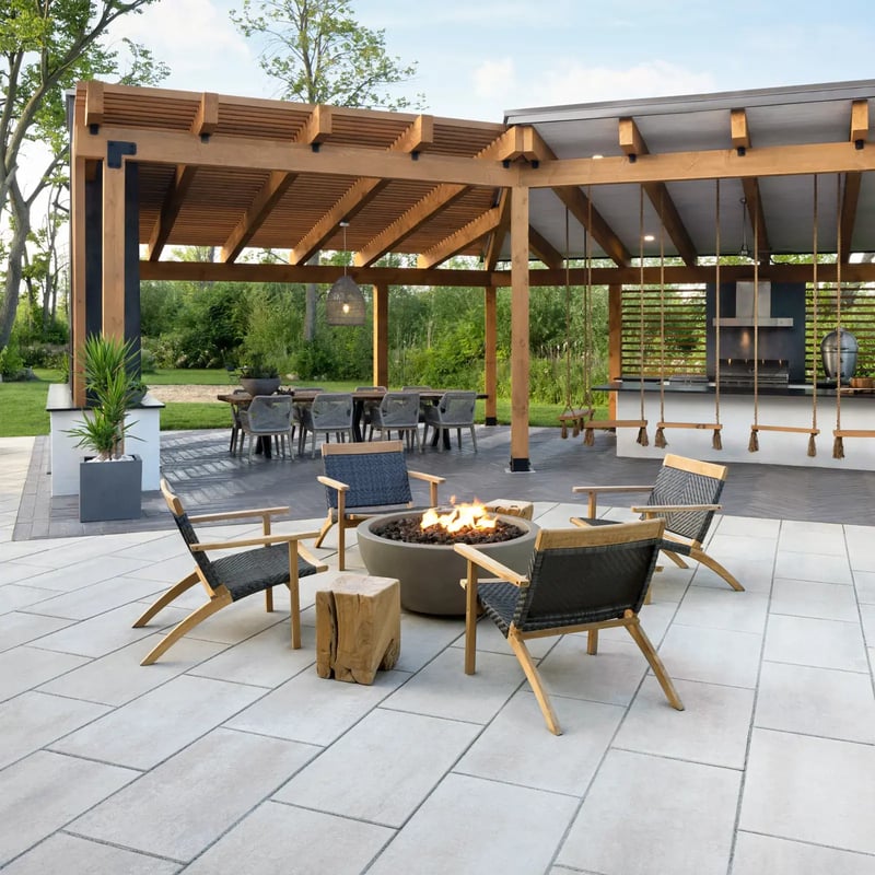 BLU GRANDE HD², SLAB, SMOOTH, GREYED NICKEL | Techo-Bloc