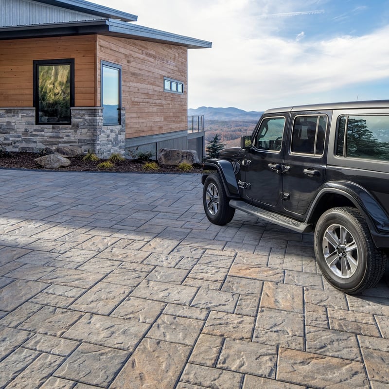 BLU 80MM SLATE CHAMPLAIN GREY | Techo-Bloc