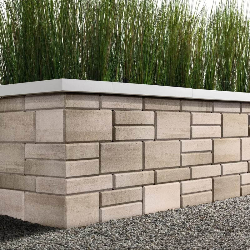 RAFFINATO 180 PILR/CRNR/EDGE, SMOOTH, CAFFÈ CREMA | Techo-Bloc