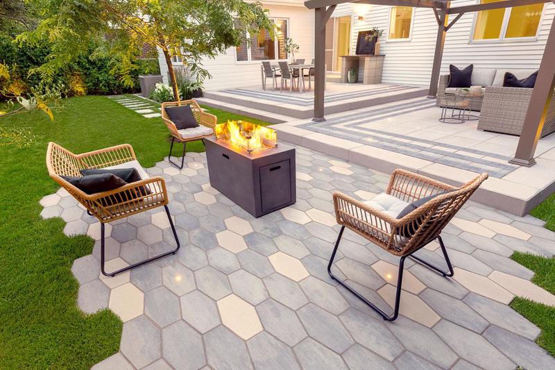 Patio paver slabs Hexa dalle de patio 2022 C A110 Brossard Q C M7 A7196 1