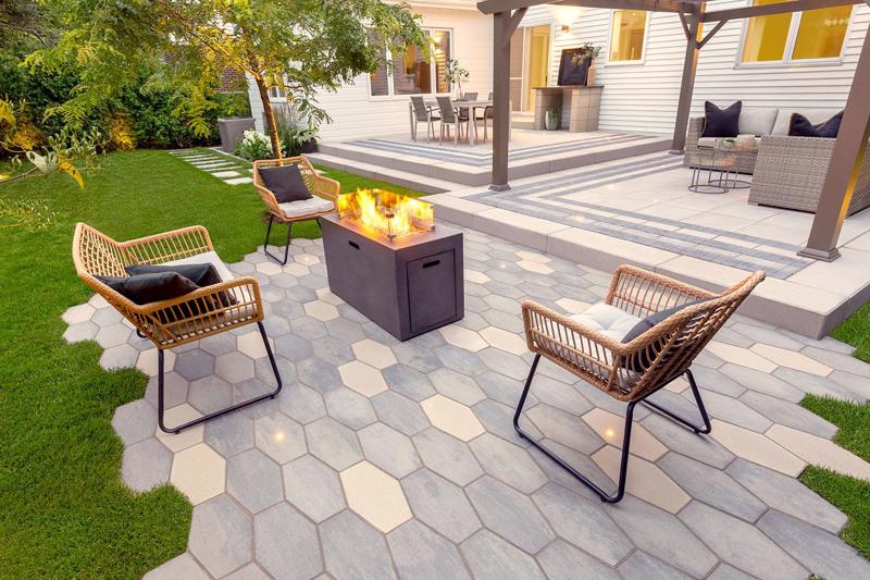 Patio paver slabs Hexa dalle de patio 2022 C A110 Brossard Q C M7 A7196 1