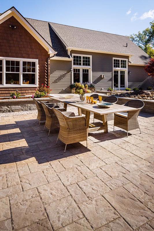 Patio paver slabs Blu 60 Slate dalle de patio A00412 05 223