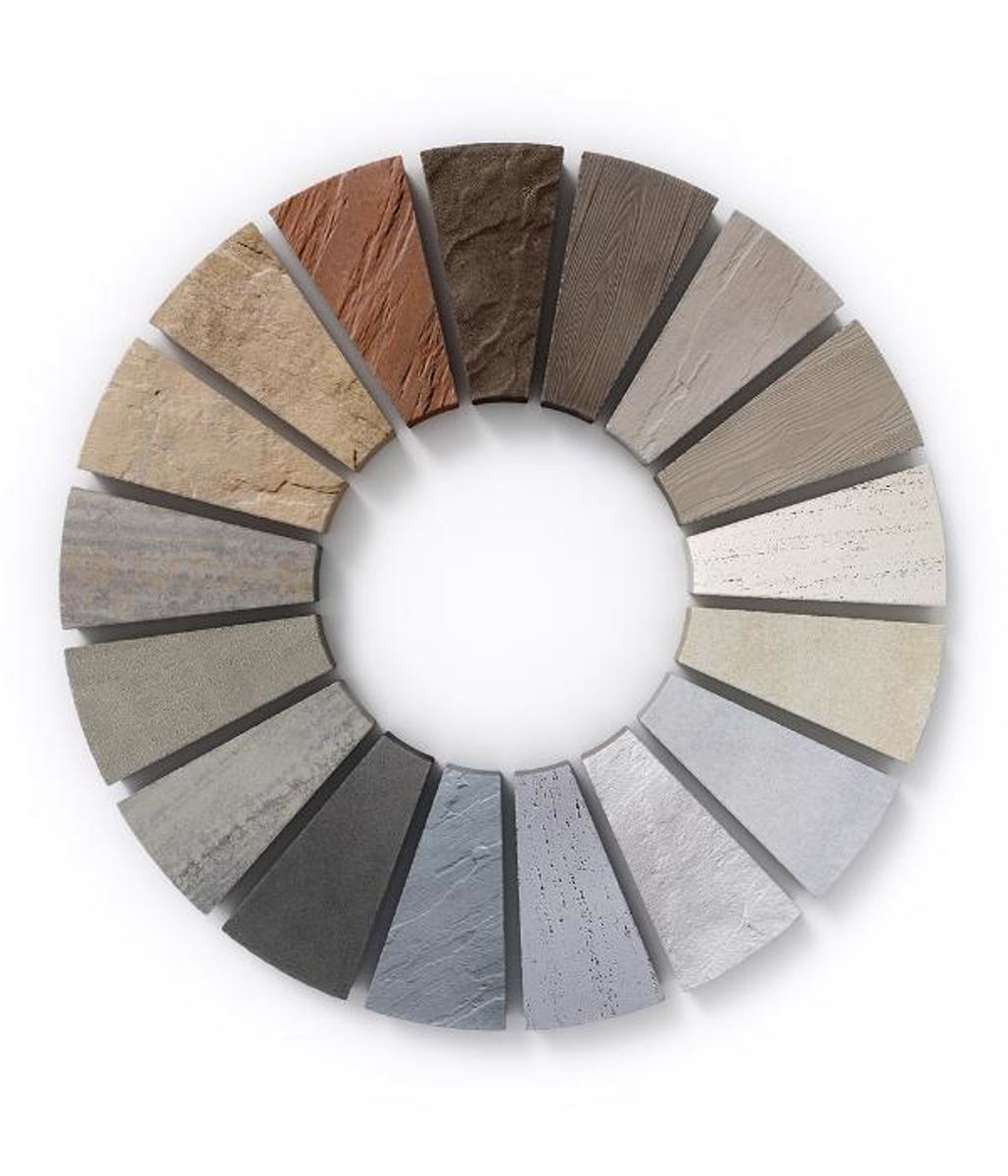 Techo bloc design playground pillars color wheel