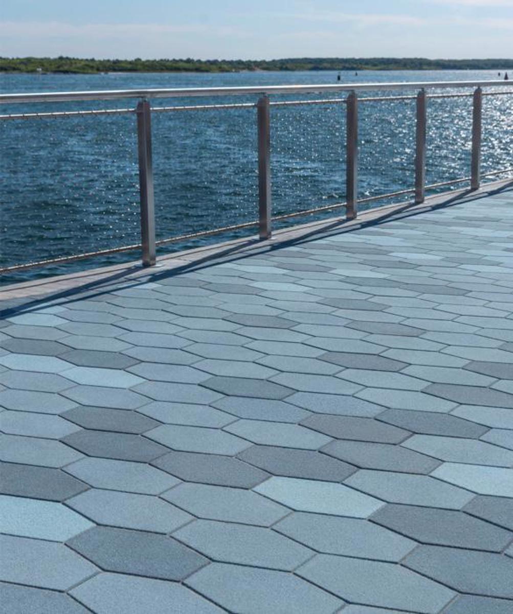 Techo bloc case study commercial hexa paver blue custom marthas vineyard pier image 2