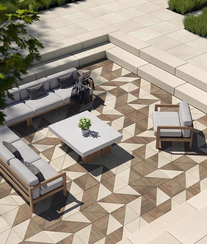 M A I N pavers Industria Triangle Smooth Paver pavés Primer Techo Bloc Series 2020 032 Industria Triangle