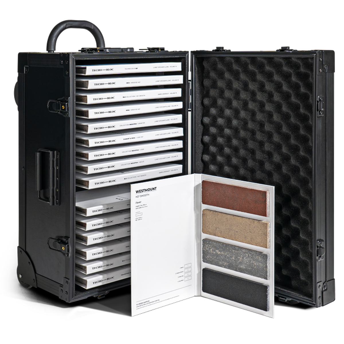 Techo Bloc Sample Suitcase