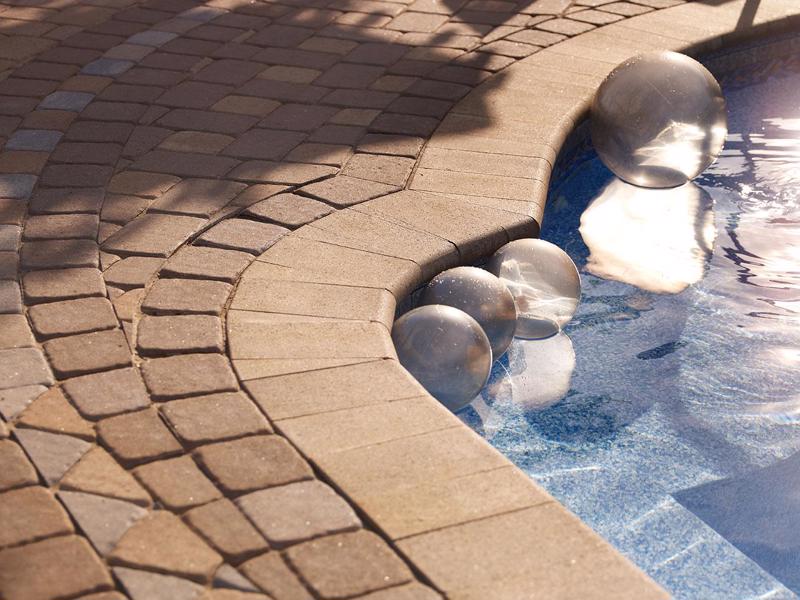 Pool coping Bullnose Smooth couronnement de piscine A00324 07 052 P I