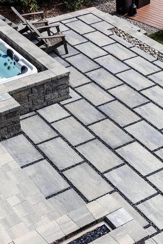 M A I N patio paver slabs Blu Grande Slate dalle de patio A00430 05 371 I I