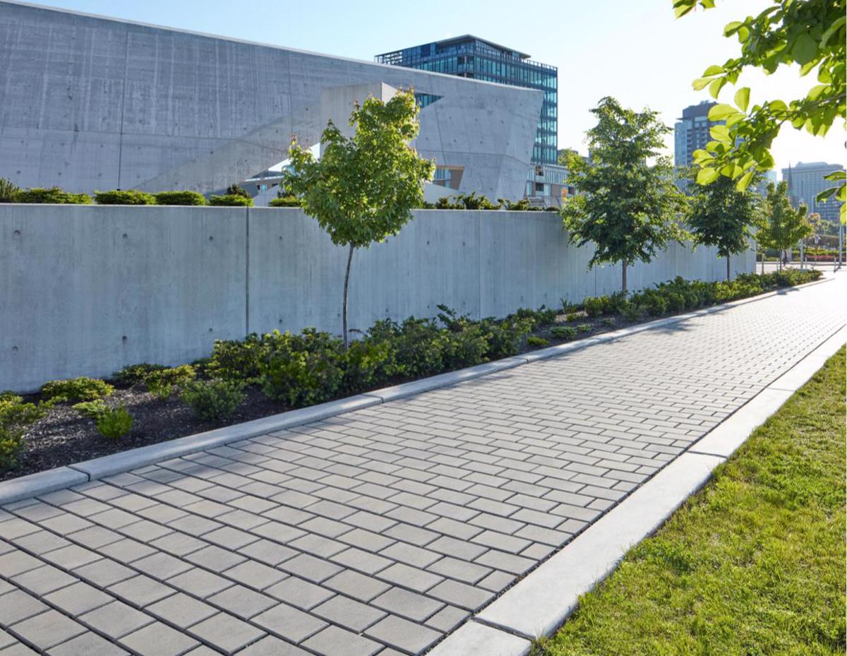 Techo bloc commercial hydra permeable paver grey holocaust museum ottawa homepage I C I permeable pavement img desktop