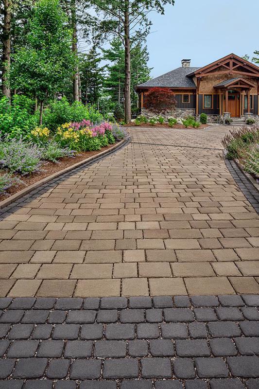 Permeable cobblestone paver Pure pavés perméables 2022 U S107 Alton Bay N H A7 R1958 H D R