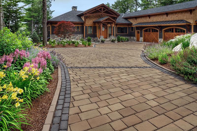 Permeable cobblestone paver Pure pavés perméables 2022 U S107 Alton Bay N H A7 R1865 H D R