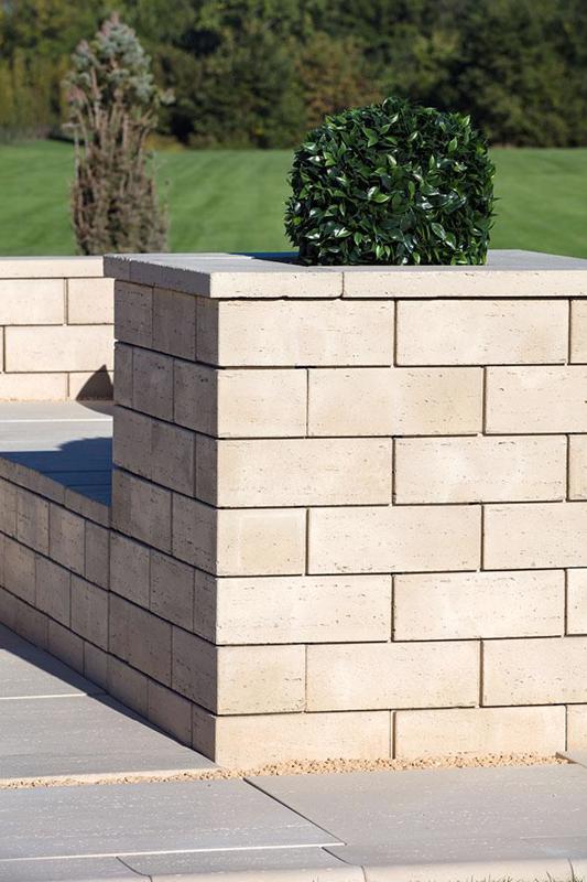 Retaining wall blocks Travertina Wall muret 01062 05 118