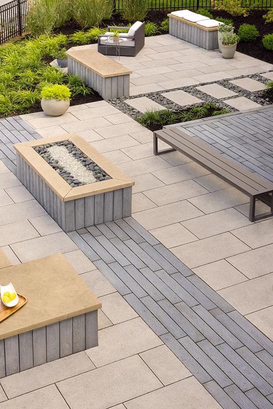 Patio paver slabs Borealis dalle de patio 2019 U S046 0893 F